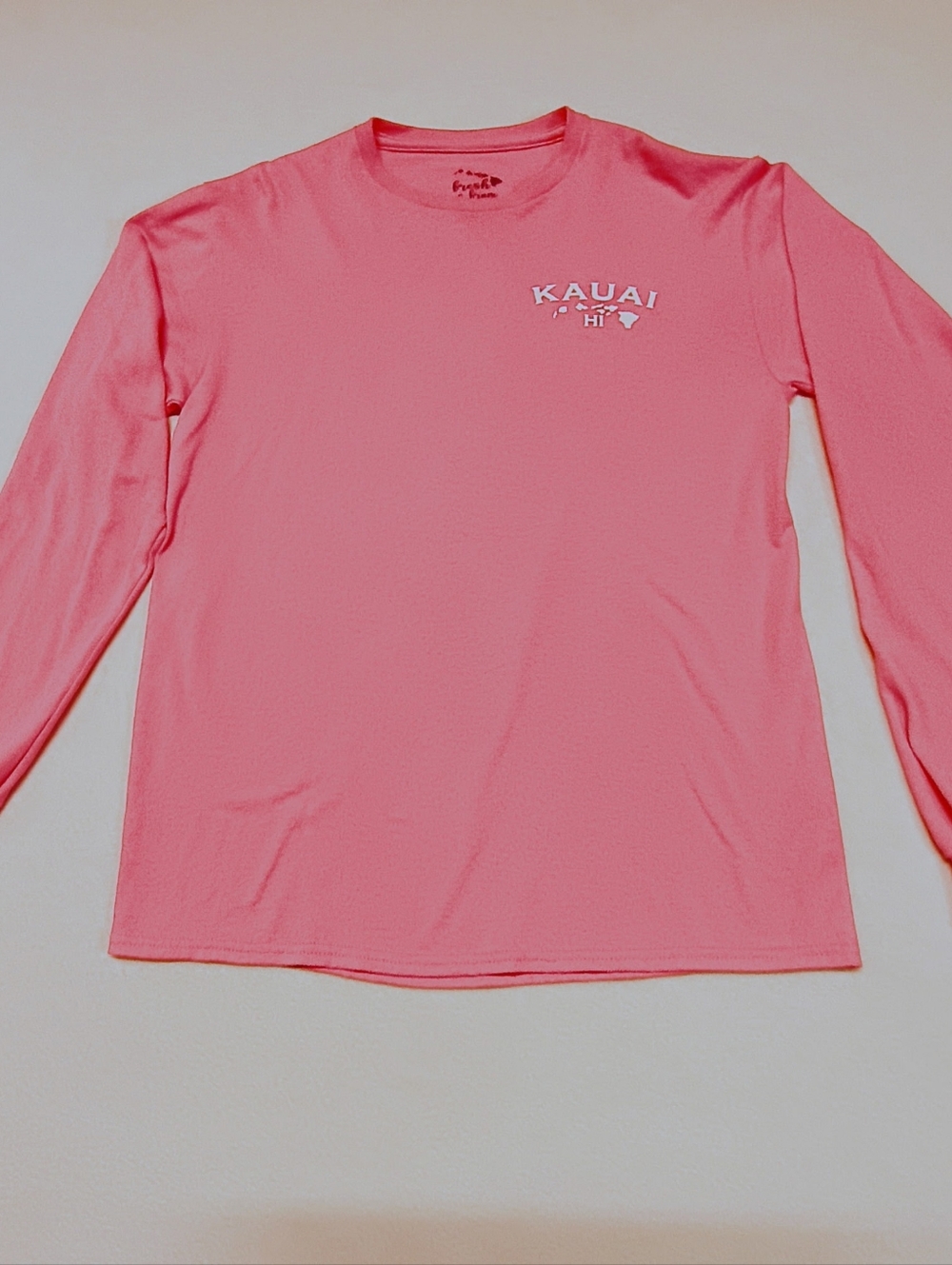 Kauai HI Women's Size M Pink Long Sleeve Tee